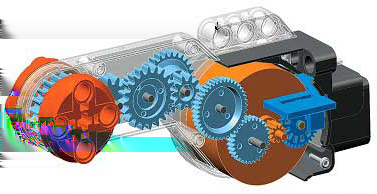 4.2.2 Motori Il Lego Mindstorm NXT è dotato di tre servomotori (figura 4.4) che funzionano in corrente continua a 9V.