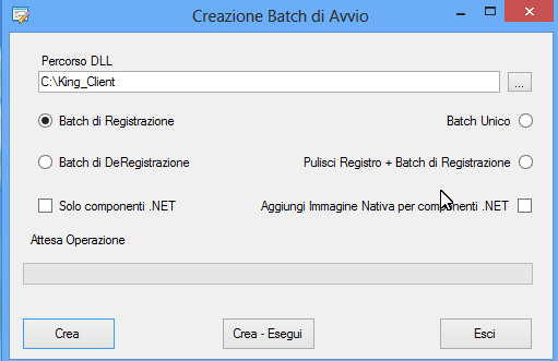 Bollettino 5.3.0-15 1.5 Creazione Batch di Avvio: Componenti NET e immagini native Sono stati aggiunti i seguenti campi nella funzione Creazione Batch di Avvio.