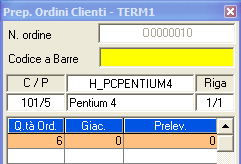 Bollettino 5.3.0-251 F3 Riapri : per richiamare una riga d ordine, precedentemente confermata, per procedere con ulteriori prelievi.