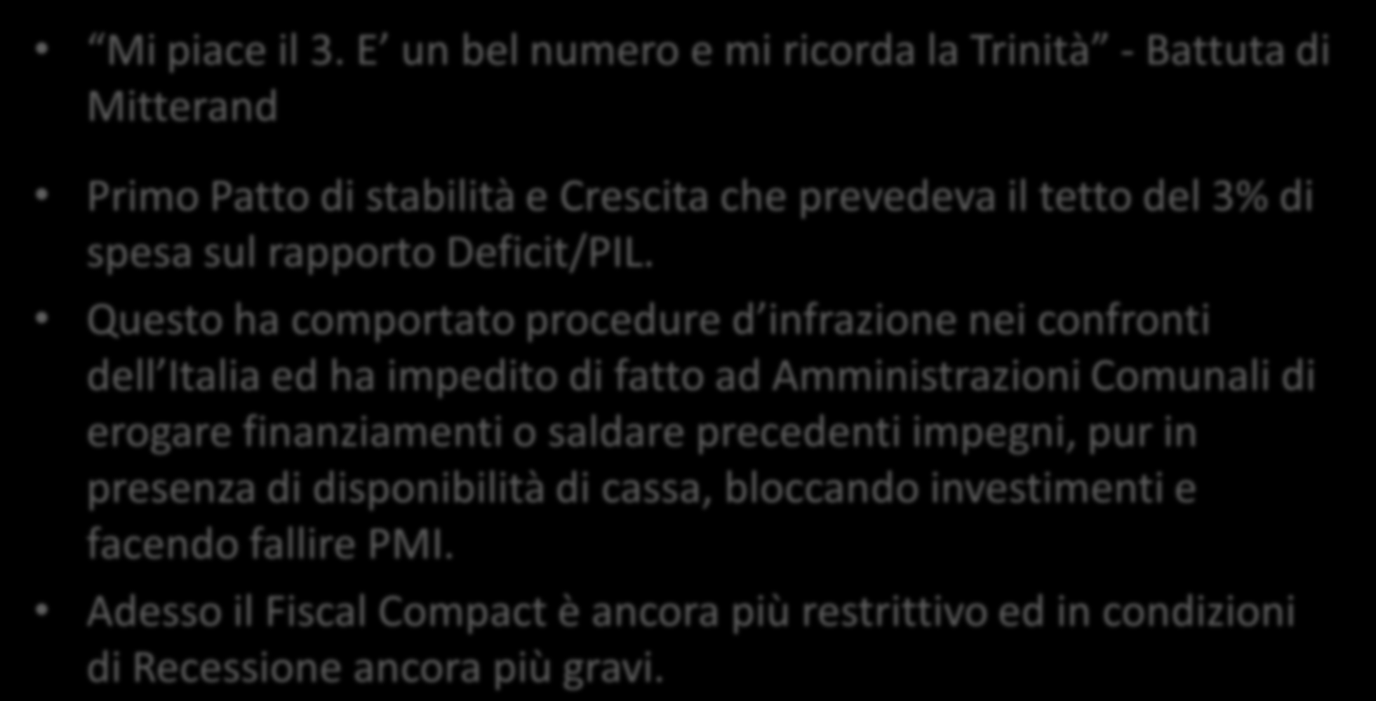 Cosa sta succedendo? Parametro 3% Mi piace il 3.