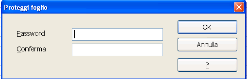 Introduzione a Calc Menù Formato Celle scheda Protezione Prima di effettuare qualsiasi protezione è necessario proteggere il foglio o il documento Menù Strumenti Proteggi documento Foglio/Documento