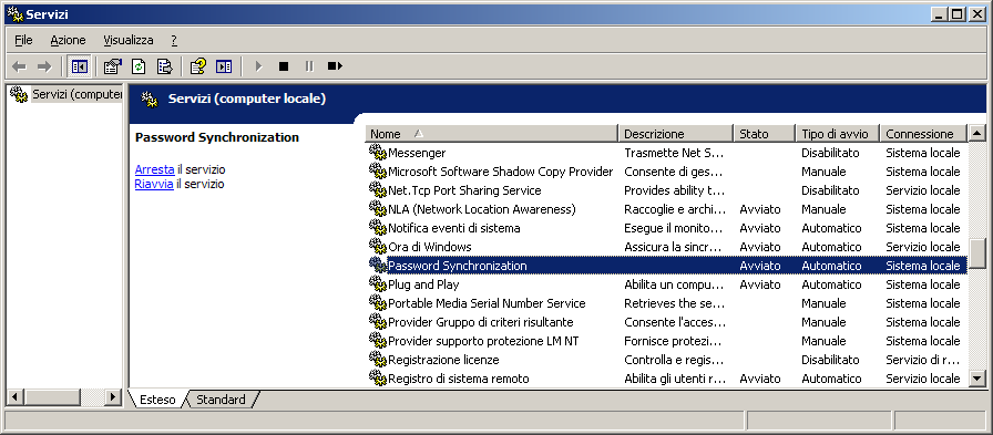 CAPITOLO 6 SINCRONIZZAZIONE TRA ACTIVE DIRECTORY E FEDORA DIRECTORY SERVER Per completare la configurazione clicchiamo su Next > e poi su Install quindi su Finish.