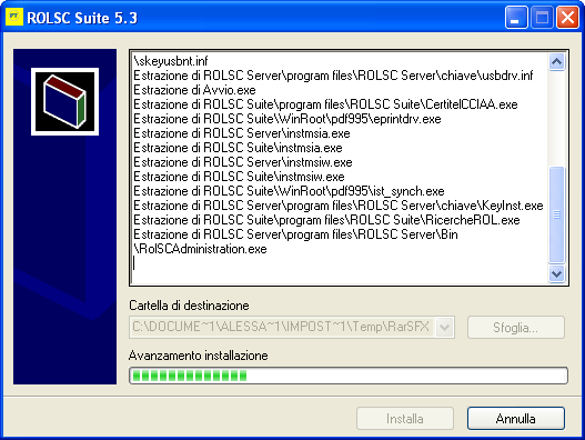 3.1 OPERAZIONI PRELIMINARI Benvenuti in ROL SC 5.5. Questo manuale vi guiderà alla installazione del programma ed alla sua configurazione.