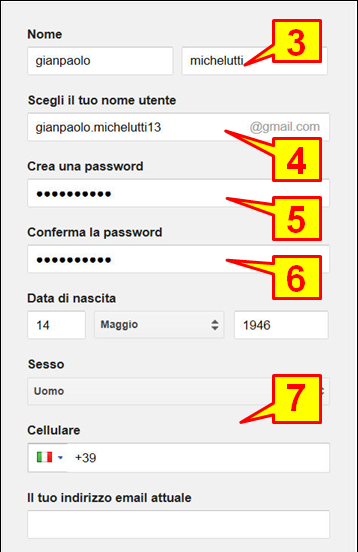 CREARE UN NUOVO ACCOUNT SU GMAIL.