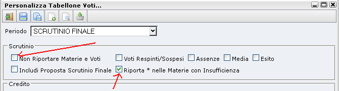 NOTA BENE: La norma prevede che I voti degli alunni Sospesi e dei Non Promossi non vengano riportati nel tabellone. Si parla di tutti i voti, non solo di quelli con l esito negativo.