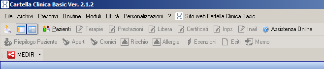 7 I SERVIZI MEDIR Progetto MEDIR Come descritto nei paragrafi precedenti, l Add-On CGM MEDIR per CCBASIC interagisce in maniera integrata con il software di cartella clinica per quanto riguarda le