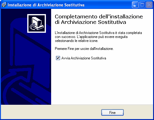 Prima di iniziare 12 Fase 6: Prima installazione software Completata l'installazione, è possibile eseguire l'applicazione immediatamente mettendo la spunta sulla voce corrispondente.