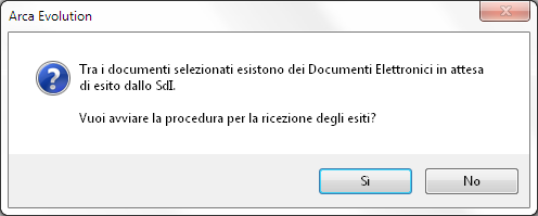 3.13 Contabilizzazione fatture elettroniche - Conferma documenti provvisori A norma di legge, i documenti elettronici trasmessi possono considerarsi emessi e contabilizzabili nel momento in cui si