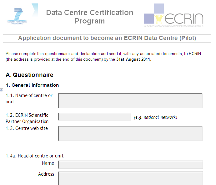 RIN data centres: processo di certificazione centri per