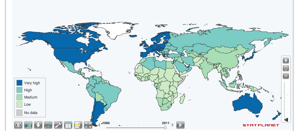 L UNDP pubblica ogni anno un Rapporto che contiene statistiche e classifiche delle Lo nazioni Human di tutto Development il mondo sulle 3 dimensioni Index del benessere menzionate.