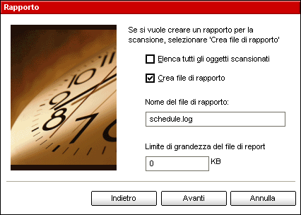 07 Console di gestione Modulo Antivirus Azione Muovi files in Quarantena Descrizione questo file sarà disponibile nella quarantena, ma il file infetto non verrà rimosso dalla iniziale locazione.