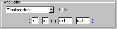 Fig.10.2 Anomalie ideogrammi Per trasferire l anomalia ottenuta al collage o metafase o cariotipo è sufficiente utilizzare il tasto di sx premuto sull ideogramma e spostare il mouse da sx a dx. 10.1.1 Editing anomalie 1.