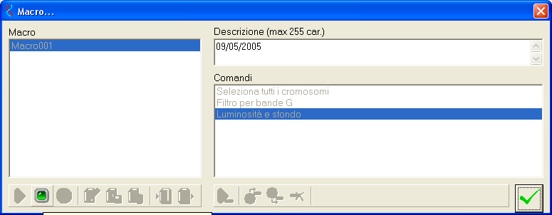 3 Creazione della macroroutine Si osserva che accanto al nome della macroroutine che stiamo creando il sistema mentre l operatore utilizza le funzioni memorizza ogni singolo passaggio.