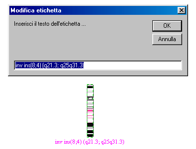 550 850 scelta. COLORE La voce in oggetto apre una tabella colori su cui è possibile scegliere o creare un nuovo colore da associare al bandeggio.