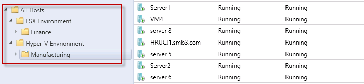 Capitolo 4: Implementazione della soluzione Una volta completata la scansione, le file share di VNX File vengono visualizzate in Storage Devices. 5.