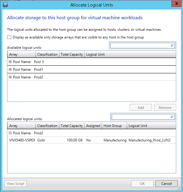 Capitolo 4: Implementazione della soluzione 7. Fare clic su OK. È possibile creare file share SMB 3.0 e aggiungerle al cluster dopo averlo creato. Per creare una file share SMB 3.