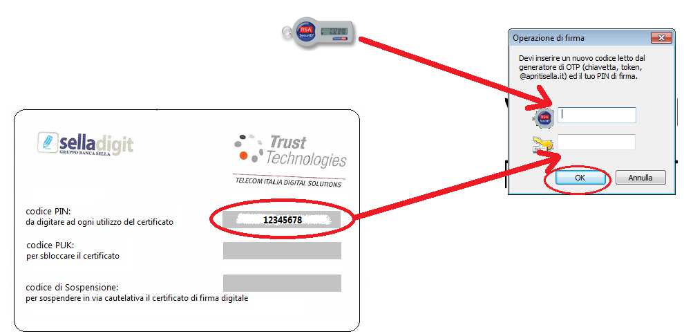 nella maschera a seguire, vengono visualizzate alcune informazioni sul certificato che verrà utilizzato; cliccare il bottone Firma e sarà così possibile a procedere alla fase di firma Nota: si