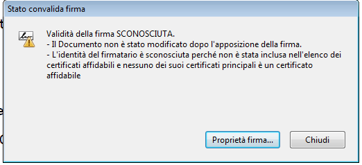 Con Selladigit senza limitazione si possono firmare documenti salvati e/o ricevuti che non hanno protezione di modifica inserita.