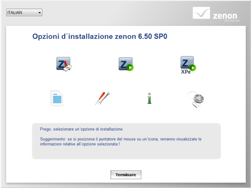 zenon avvia automaticamente la sua routine di installazione e Vi guida nell effettuazione dell intero processo di installazione.