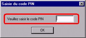 Apparirà il messaggio seguente Premere OK e Avanti Scegliere il tipo di configurazione e premere Avanti Inserire il codice PIN che