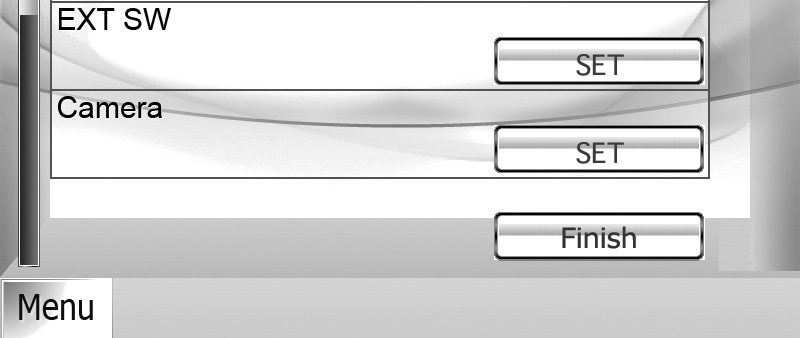 Premere il tasto <MENU>.  La Impostazione iniziale deve essere effettuata soltanto la prima volta che si utilizza l'unità o dopo che questa è stata resettata.