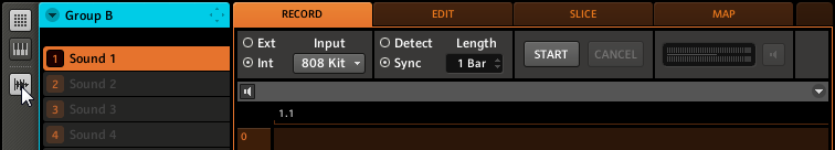 Sampling Come campionare Puoi fissare un certo valore di Threshold (soglia) e quando il livello del segnale in input supererà il Threshold, la registrazione inizierà.