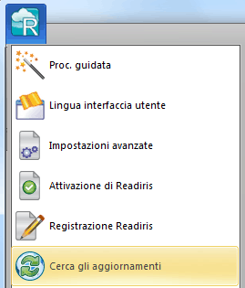 Sezione 1: Installazione e attivazione DISINSTALLAZIONE DI READIRIS Se si desidera rimuovere Readiris dal computer, seguire la procedura descritta di seguito.