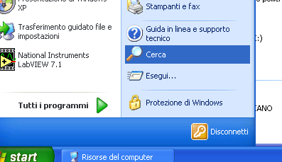 7 Casella di ricerca in Windows 7 e Windows XP La casella di ricerca è posizionata nella parte superiore di ogni finestra.