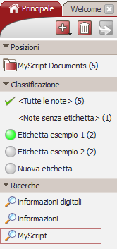 5 Elaborare le note tramite MyScript Studio Notes Edition 5.