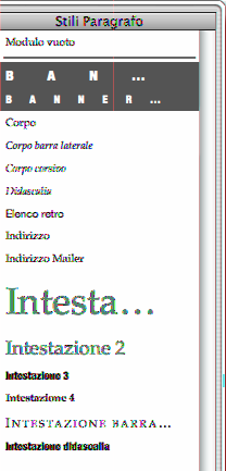 Applicare gli stili Seleziona uno stile dal cassetto degli stili oppure fai clic sui pulsanti "Stile paragrafo", "Stile carattere" o "Stile elenco" nella bara formato, quindi seleziona uno stile