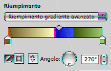 Riempire un oggetto con colori fusi (gradienti) Puoi riempire forme, tabelle, celle delle tabelle ed elementi del grafico con colori che si fondono tra loro, chiamati gradienti.