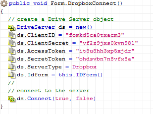 Componente IDCloud Secret Token Server Type Idform Read Only Valore utilizzato per stabilire la corrispondenza tra Access Token e Client ID Indica a quale server ci si vuole connettere.