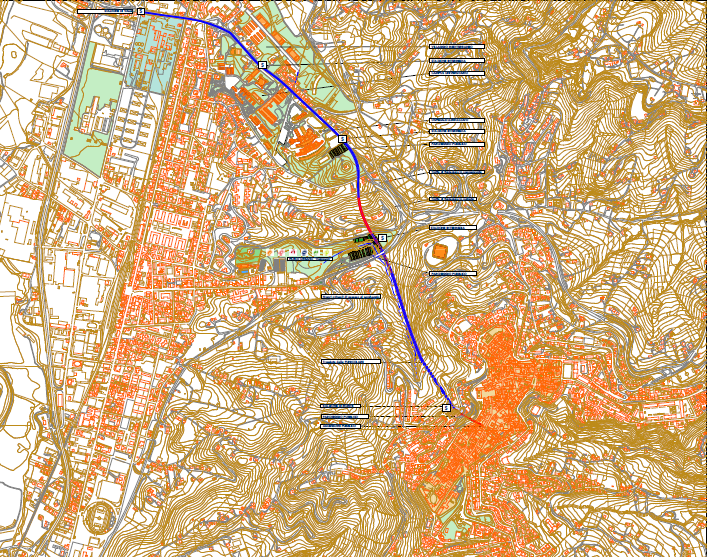 Al contrario le opere infrastrutturali necessarie alla sua realizzazione, quali parte del tracciato in galleria, ecc.