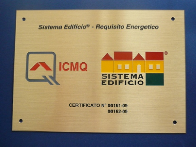 Sistema Edificio - certificazione energetica Il