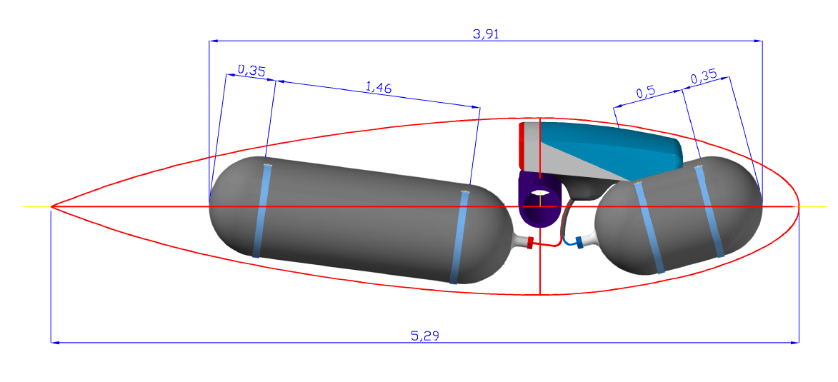 Rappresentazioni 3D del sistema energetico Pila a