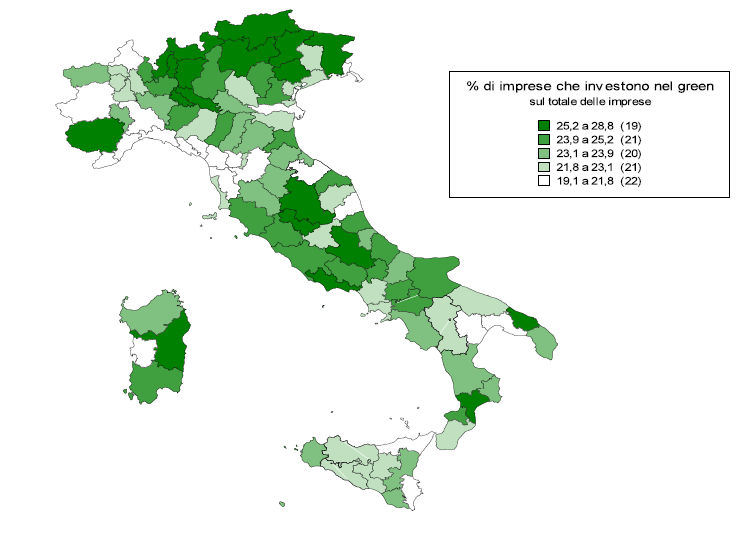 La green economy come opportunità di sviluppo e differenziazione del territorio Indice Legambiente Ecosistema Urbano La città di Alessandria si trova al 65 posto su 104 capoluoghi di provincia