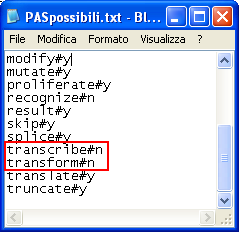 Il tag Dictionary presente all interno degli argomenti indica quali sono i dizionari ai quali è possibile che appartenga una entità nominale contenuta da un argomento.