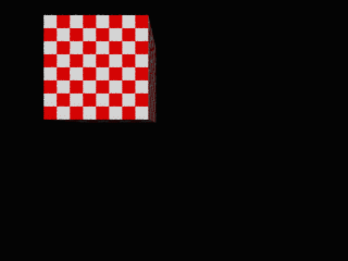 // parallelepipedo a scacchi bianchi e rossi box { <-1, -1, -1>, <1, 1, 1> texture { PLAIN_TEXTURE translate <-1.5, 1.2, 0> Renderizziamo questa scena. Fig.