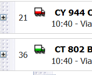 2.5 riga Lista macchinari/veicoli IN ogni riga c sono i dati di un macchinario o veicolo ed in ogni riga le informazioni sono così suddivise: 2.5.1 Il segno + permette di aprire una sottopagina con dati + dettagliati del veicolo stesso.