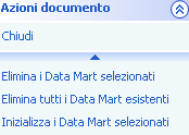 L inizializzazione cancella, quindi, le impostazioni correnti cioè i report salvati e le schedulazioni (se non è selezionato l opzione Mantieni attività e documenti personali ) e crea nuovamente i