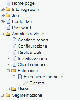 CLIENT CONNESSI Da questa scheda l utente amministratore ha la possibilità di monitorare i client connessi al server PBI in un determinato momento.