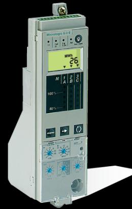 Masterpact NW Efficienza energetica Misura dell energia integrata con analisi armoniche fino alla 31 a (con Micrologic H) Modulo di comunicazione Modbus sempre incluso Misura e comunicazione in