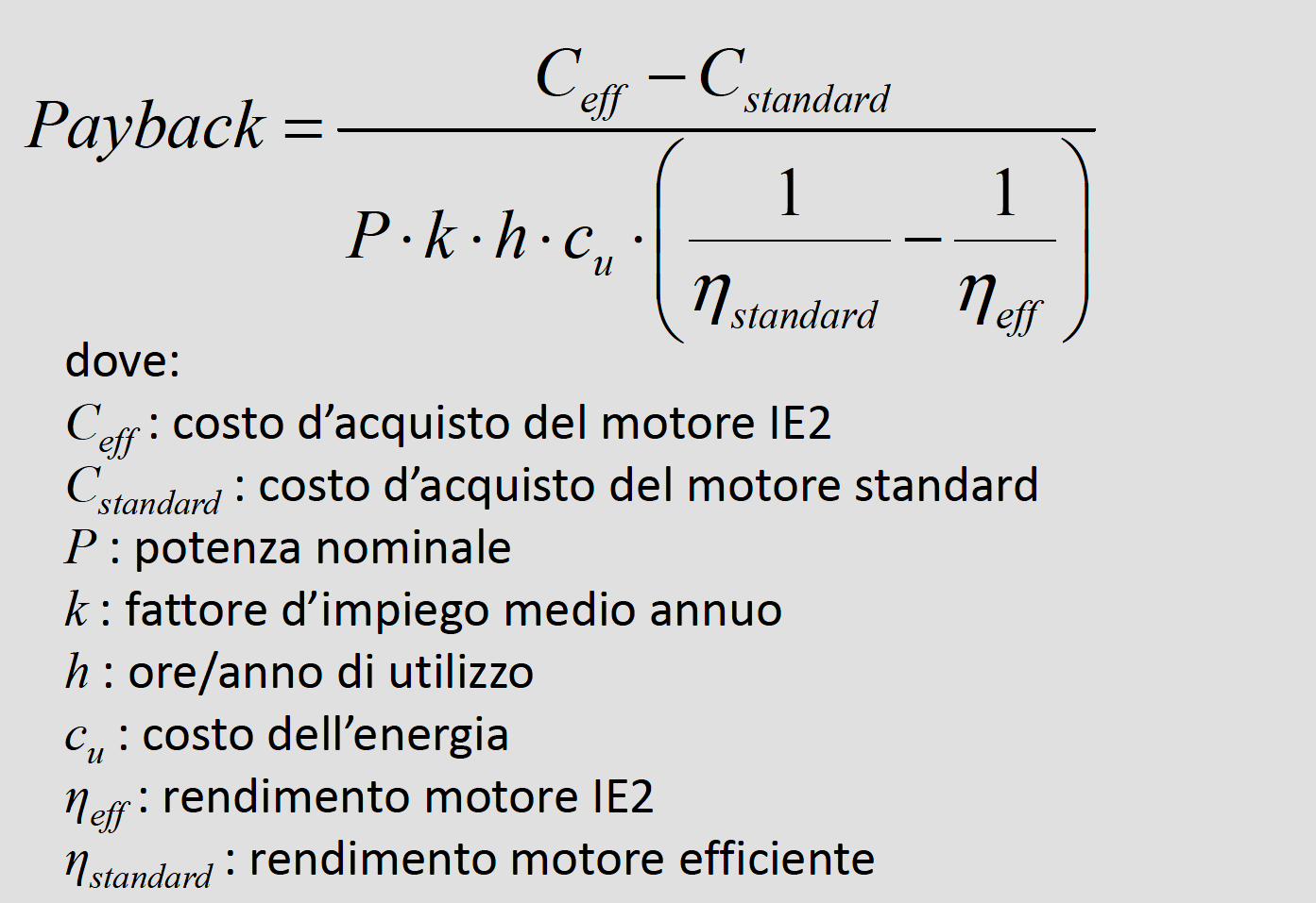 Classificazione dei motori elettrici Le nuove classi IE definite dalla nuova norma IEC 60034-30:2008 si basano sul metodo di prova IEC 60034-2-1 del Settembre 2007.