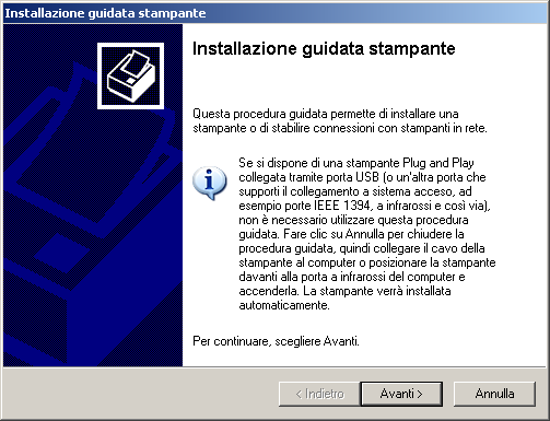 5. Gestione stampe Le operazioni di stampa in Windows iniziano con l'attivazione di una connessione a una stampante.