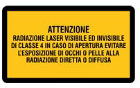 Fig.1.3-Zona laser Controllata Esempi di segnaletica 20 Fig.1.1-Pericolo di radiazione laser Fig.