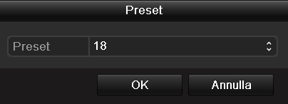 4.2 Impostazione preset, patrol e pattern Prima di iniziare: Assicurarsi che i preset, patrol e pattern siano supportati dal protocollo PTZ oltre che dalla telecamera brandeggiabile. 4.