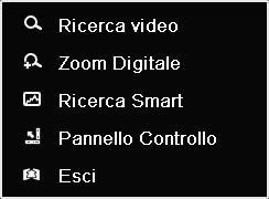 6.3 Zoom digitale Passi: 1. Cliccare sul pulsante destro del mouse su un canale in corso di playback e selezionare Zoom Digitale per accedere all interfaccia Zoom Digitale.