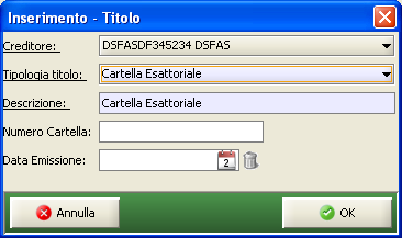 Pag. 153 Una volta inseriti i dati richiesti, è possibile modificarli cliccando il pulsante Modifica: si riapre così la finestra con i dati precedentemente introdotti e si procede alla correzione di