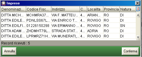 Pag. 221 Cliccare il pulsante OK per confermare i dati inseriti.