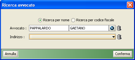 Pag. 83 Nell area 1 sono presenti i campi relativi a tutti i dati anagrafici della parte da inserire o modificare: si rammenta che l obbligatorietà di detti dati è, allo stato, prevista per il solo